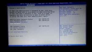 Configuring BIOS on ASUS laptop