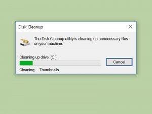 Disk cleaning