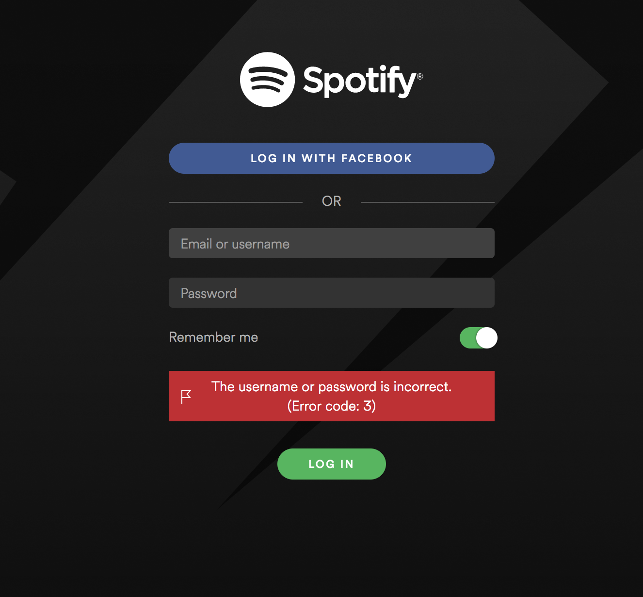 Spotify Error Code 3 Wrong Password User 4 Causes Solutions 