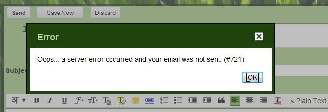 em client gmail error #76989