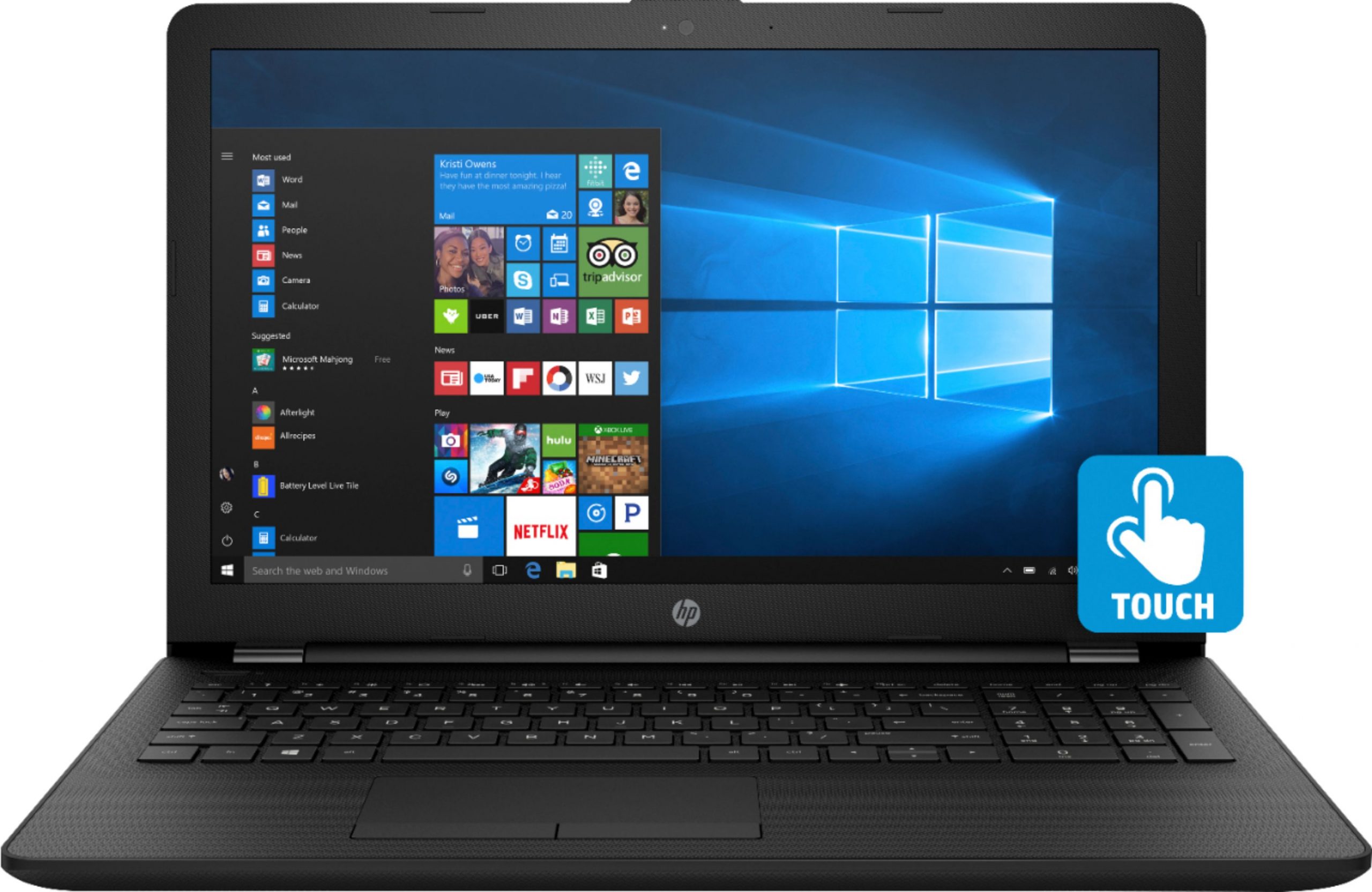 HP 15 Touchscreen 15.6-inch Laptop