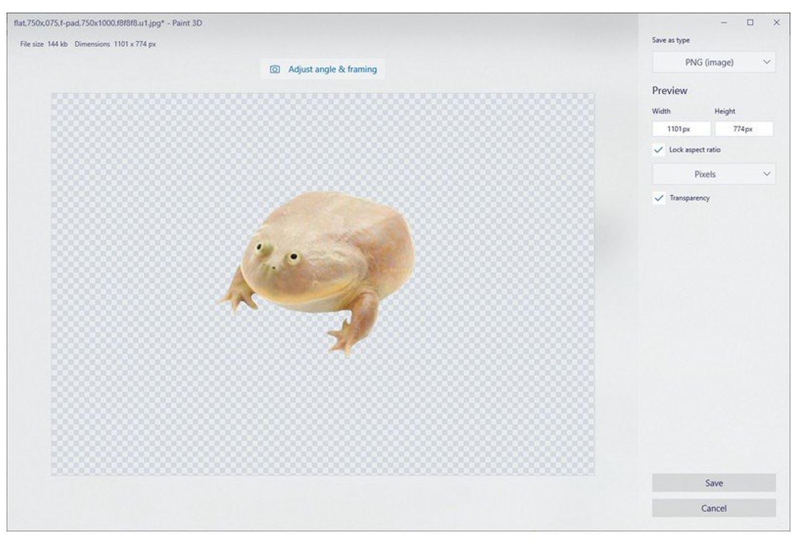 how to remove white background in Paint 3D